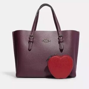 Coach Apple red coin wallet pouch New! NWT